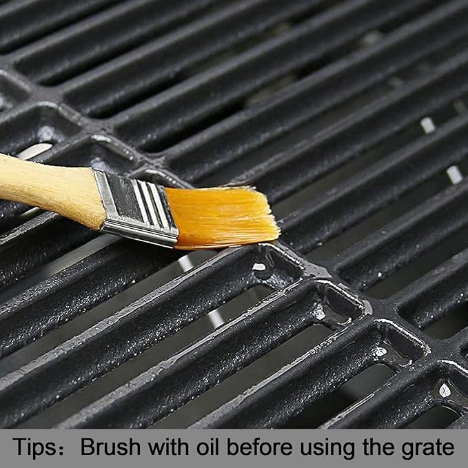 JCLMER Genesis II Grill Grate Replacement Parts for Genesis ii E-310/S-310, ii E-325, ii E-335/S-335, ii SE-335/SE-310, Cast Iron 66095 Cooking Grates for Genesis II LX 300 Series, Weber 66802,66805