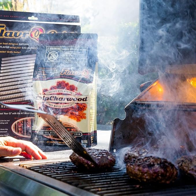 FlavrQ® Grid - Convert Gas Grill to Charcoal in Minutes - 2-Ply Stainless Steel Gas Grill Insert - Simple and Easy to Install - Includes The Grid only