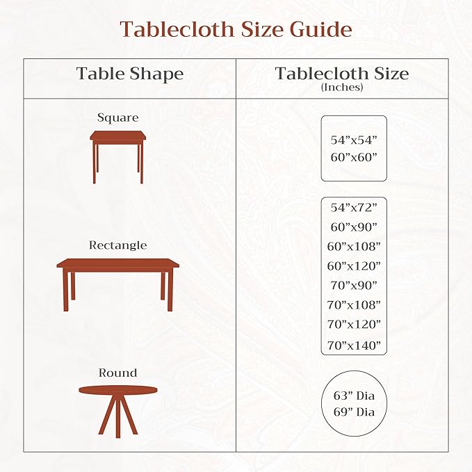 Maison d' Hermine Table Cloth Round Table 100% Cotton 63 Inches Fall Tablecloth Reusable Everyday Use for Thanksgiving Christmas Decorations Dining Farmhouse Party (Fruit D'Hiver)