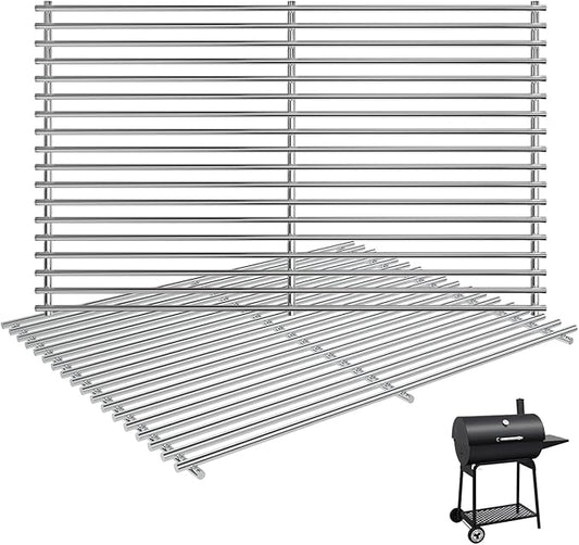 2-Pack Grill Grate Replacement Parts for Royal Gourmet CC1830 Series Charcoal Grill,Heavy-Duty Cooking Grid for 30-Inch Royal Gourmet Grill Parts CC1830,CC1830S,CC1830V,CC1830W,CC1830SC,CC1830F