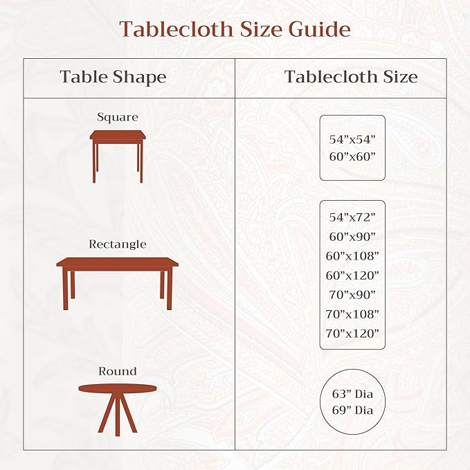 Maison d' Hermine Table Cloth Rectangle Table 100% Cotton 70 x 90 Inches Fall Tablecloth Reusable Everyday Use for Thanksgiving Christmas Decorations Dining Farmhouse Party (Recolte)