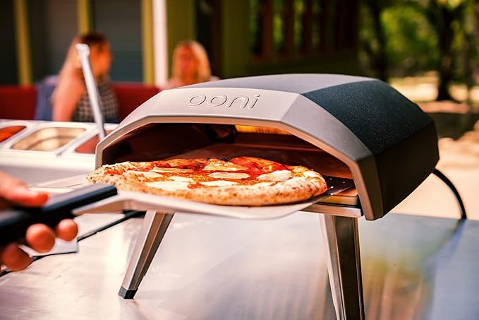 Ooni Koda 12 Portable Gas Pizza Oven - Pro Pizza Oven Bundle - 12" Perforated Pizza Peel and Koda 12 Cover Included