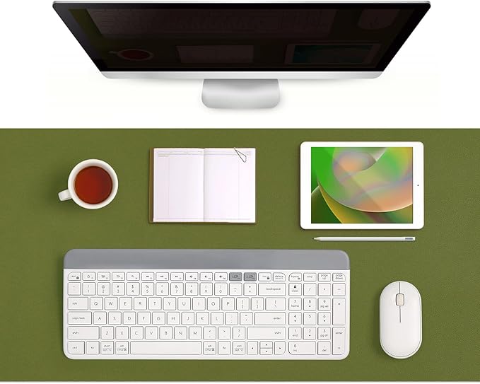 Myir JUN Table Runner Double Sided Vinyl Runner Table 94 Inch Long Runner for Table Washable Waterproof Non-Slip for Home Decorations Gray Green,12 x 94 inch