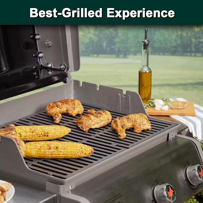 66095 66802 Grill Grates Grill Replacement Parts for Weber Genesis II E-310 II 300 Grill Parts II E-335 II E335 II S-335 II SE-310 Genesis 2 315 II SE-335 II E310 II LX S-340 GS4 Cooking Grates