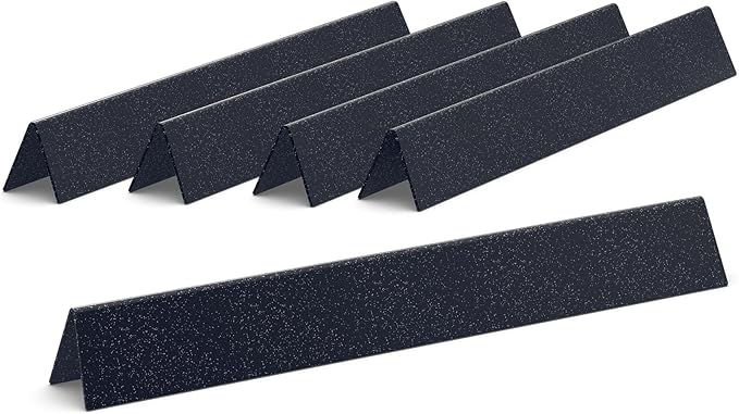 QuliMetal 7536 7537 22.5" Porcelain Steel Flavorizer Bars for Weber Spirit 300 Series (Side Knobs), Genesis Silver Gold Platinum B/C, Weber 900– Replacement for Weber 65903