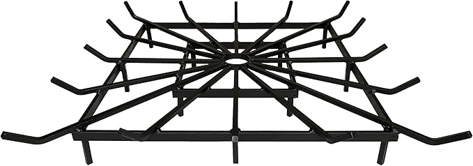 SteelFreak Square Wheel Fire Pit Grate - Made in The USA (40 x 40 Inch)