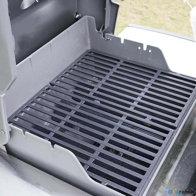7637 17.5" Grill Grates Replacement for Weber Spirit I & II 200 Series, for Weber Spirit Grill Grates, Spirit 210, GS4 Spirit II 200 for Weber Spirit II Grill Parts, Cast Iron Grill Grates