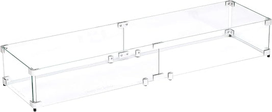 Celestial 41.25" x 11" x 6" Wind Guard, fits The Celestial 36” x 6” Fire Pit Burner Pans