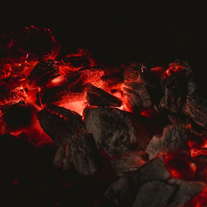 Jealous Devil 100% All Natural Pro Hardwood Lump Charcoal for Barbecue Grilling and Smoking, 35 Pound Bag - Restaurant Quality BBQ Grill Supplies and Fire Starter Accessories