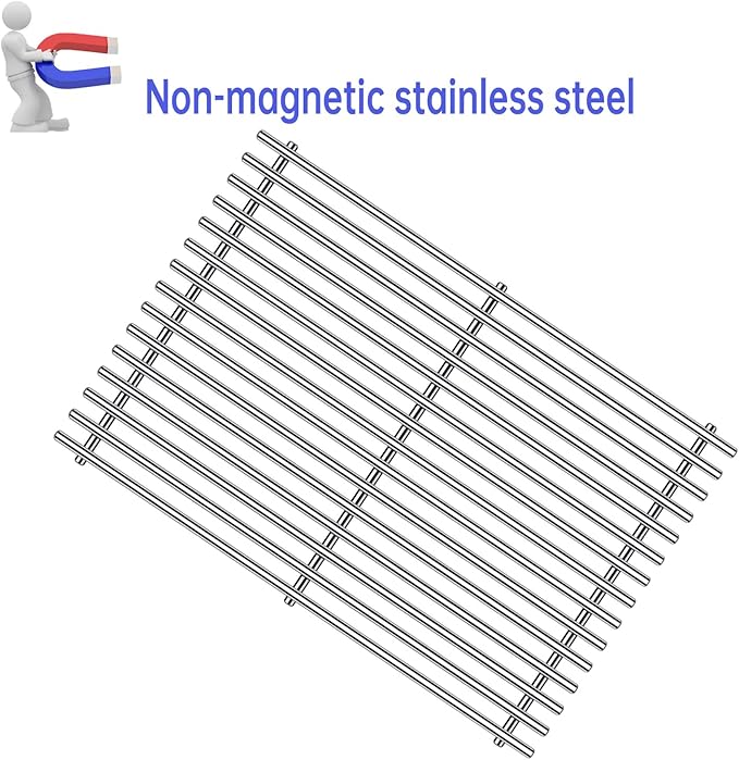 7636 7638 7639 Grill Grates Grill Parts for Weber Spirit Grill Spirit E-310, E-320, S-310, S-320, Spirit II E/S-310, GS4 300 Series, 17 Inch Porcelain Steel Flavorizer Bars Grid Replacement