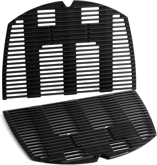 Q3200 Grill Grates Replacement Parts for Weber Q300 Q 3200 Q3000 Q320 Q 300 Q 320 Q 3000 Grill Parts Cast Iron Cooking Grates 57060001 586002 404341 426001 7646 Cooking Grids Accessories 2 Pcs