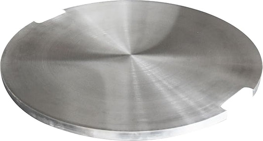 All Fire Table Pit Wind Screens and Stainless Steel Buner Lid from ELEMENTI | ELEMENTI Plus and MODENO (Burner Lid, Round 20.3" SS Lid - 120DS)
