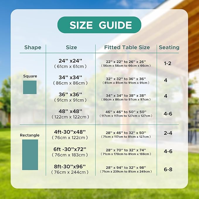 LUSHVIDA 2 Packs Vinyl Card Tablecloth with Flannel Backing 34x34 inch - Waterproof Plastic Picnic Table Cover for Square Folding Table Cloth with Elastic Corners, Light Gray