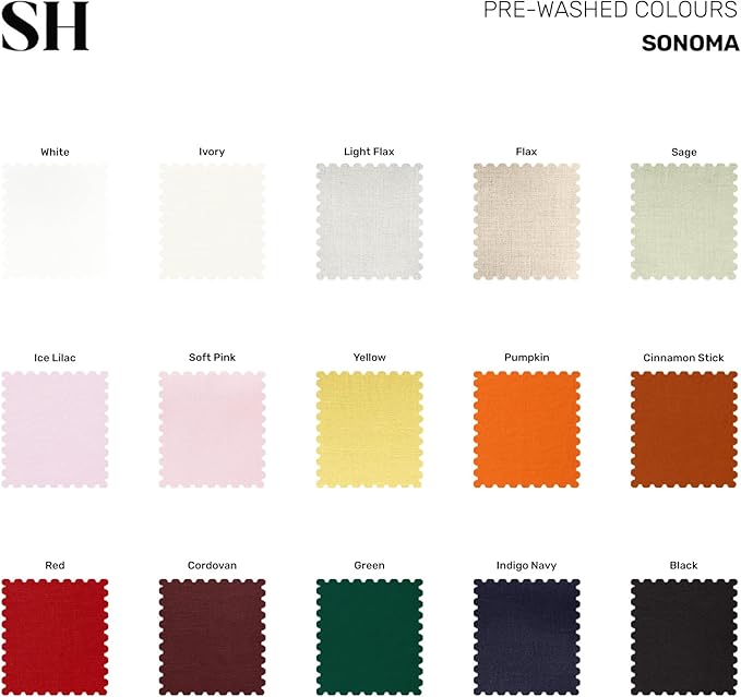 Solino Home Linen White Table Runner 120 Inches Long - 100% Pure Linen 16 x 120 Inch Table Runner for Dining, Valentines, Spring, Easter - Sonoma