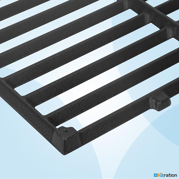 7637 17.5" Grill Grates Replacement for Weber Spirit I & II 200 Series, for Weber Spirit Grill Grates, Spirit 210, GS4 Spirit II 200 for Weber Spirit II Grill Parts, Cast Iron Grill Grates