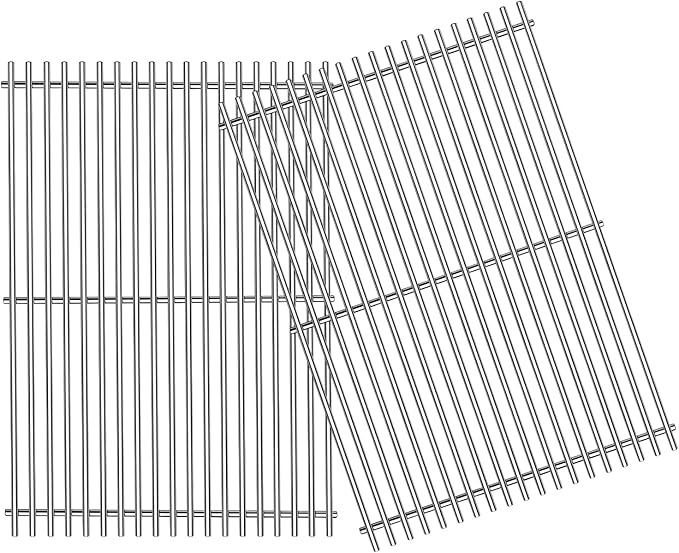 18 7/8" Stainless Steel Genesis 2 Grill Grates for Weber Genesis ii E-310 E-315 E-325 E-330 E-340 S-335 S-340 GS4 Genesis ii Grill Parts for Weber 66095 Genesis ii 300 LX 300 Series Grills
