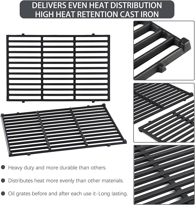 Genesis 7524 Grates 7620 7621 Flavorizer Bars 65505 Heat Deflectors 62752 Burner Replacement Parts for Weber Genesis Grill Parts 300 Series E-310 E-320 E-330 S-310 S320 S-330 EP-310 EP-320 EP-330