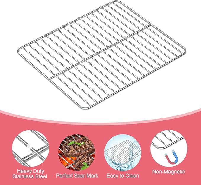 Grill Grate Replacement Parts for Royal Gourmet 30-Inch CC1830 Charcoal Grill, Cooking Grid for Royal Gourmet CC1830 Series Grill Parts CC1830 CC1830S CC1830V CC1830SC CC1830W CC1830F Grill Parts