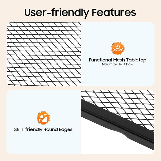 Folding Campfire Grill, 21.7in x 11.8in Portable Over Fire Camp Grill with Legs, Fire Pit Cooking Grate Barbecue Griddle Plate, Campfire Cooking Equipment for Outdoor Barbecue, Picnic, Camping