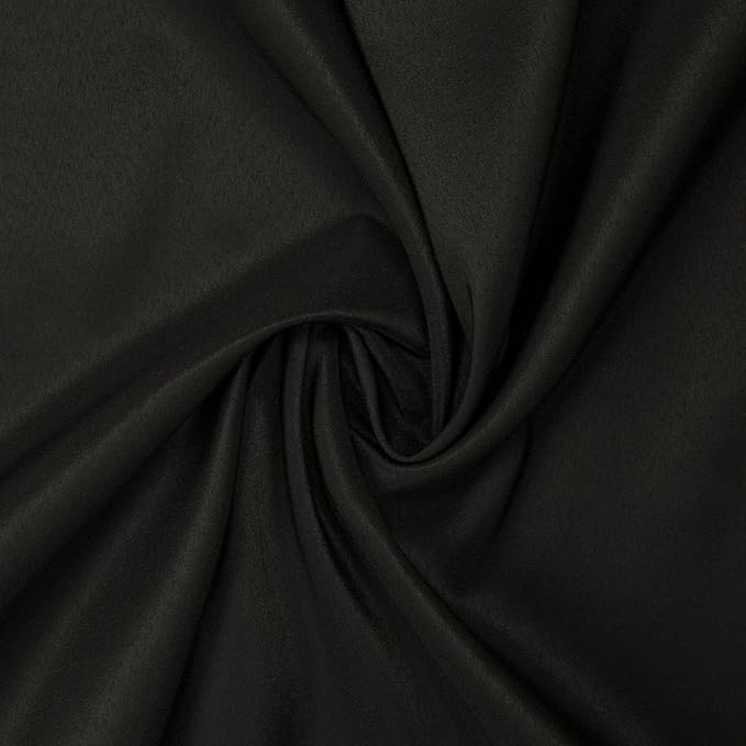 Gee Di Moda Rectangle Tablecloth - 90 x 156 Inch Black Table Cloth for 8 Foot Tables with Floor-Length Drop - Heavy Duty Washable Fabric for Holiday Party, Dinner, Weddings & Baby Shower