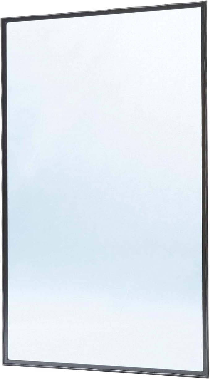 Metro Screenworks Framed Tempered Glass Panel for Porch & Patio Panels, Outdoor Enclosures, (33-1/8" x 34-3/8", Black) Enclose Your Porch with Tempered Glass Panels - Glass Panel Replacement