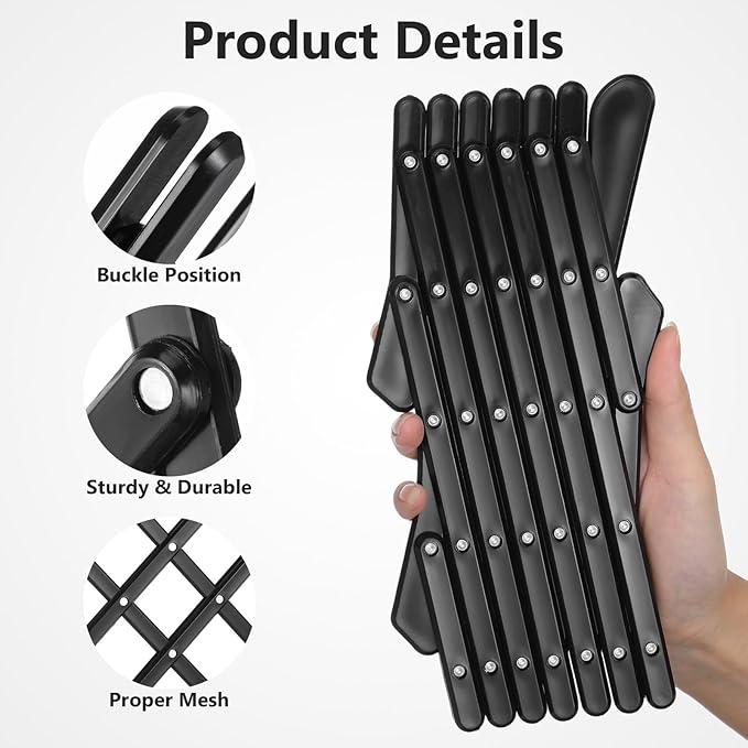 Pet Car Window Fence Adjustable Retractable Dog Barrier Safety Mesh Guard for Truck and SUV Travel