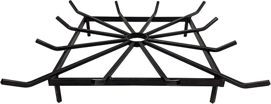 SteelFreak Square Wheel Fire Pit Grate - Made in The USA (28 x 28 Inch)