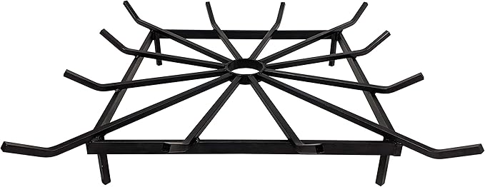 SteelFreak Square Wheel Fire Pit Grate - Made in The USA (32 x 32 Inch)