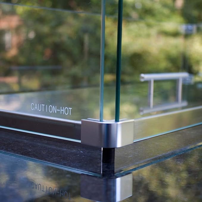 Celestial 29" x 13" x 6" Wind Guard, fits Celestial 24”x 8” Fire Pit Burner Pans