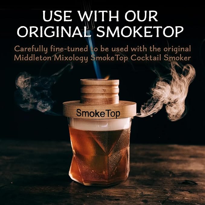 SmokeTop 4oz Bag - Cocktail Smoker Chips for Old Fashioned Cocktails, Whiskey, & Bourbon - by Middleton Mixology Made in The USA (800 uses) (Cherry)
