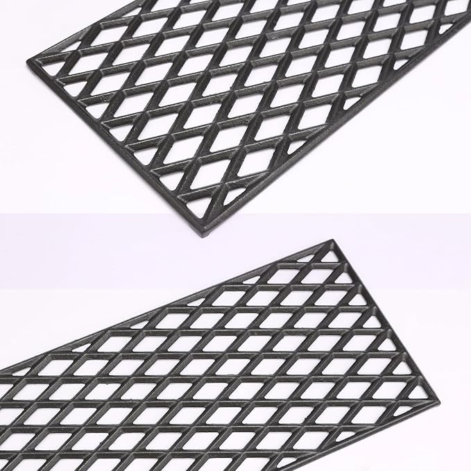 Cast Iron Grill Grates for Dyna glo DGH474CRP DGH483CRP DGF493BNP DGF493PNP-D DGB495SDP DGB495SDP-D DGB493SPB DGB463CNP DGB494SPB 70-01-911 70-02-656, Cooking Grate Replacement Part, 3 pieces