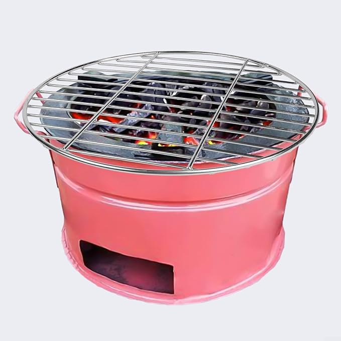 Stainless Steel Round BBQ Grill Grate for Outdoor Cooking with Even Heat Distribution, Easy to Clean Polished Mesh, 28cm/33cm/38cm Diameter(38CM)