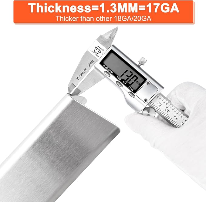 QuliMetal 66033 Flavorizer Bars for Weber Genesis II E-410/E-415/E-435, Grill Parts for Weber GS4 Genesis II LX E-440 Series Gas Grills, 17" Stainless Steel Grill Parts for Weber 66033 66796