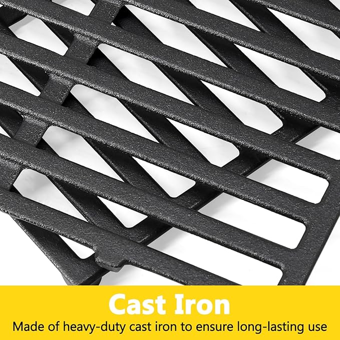 17.5 Inch 7638 Grill Grates Replacement for Weber Spirit & Spirit II 300 Series, Spirit E/S-310, E/S-320, E/S-330, Spirit 700, Genesis 1000-3500, Genesis Silver Gold Platinum B/C Gas Grills