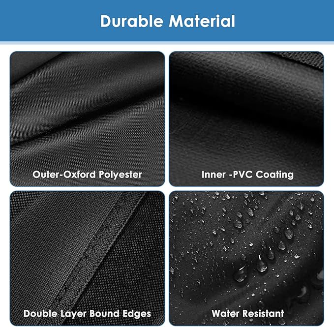 Grill Cover for Weber Genesis 300 Series and New 2022 Genesis 300 Grills, 63 Inch Heavy Duty 600D Outdoor BBQ Grill Cover, Waterpoorf Weber 7757 Fade Resistant Barbecue Cover