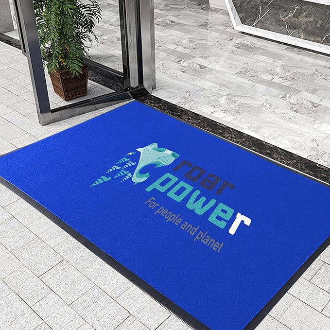 Custom Rugs with Logo Doormat Runner Personalized Commercial Area Carpet with Any Size Color Logo Shape Pattern Non Slip Rugs for Indoor Outdoor