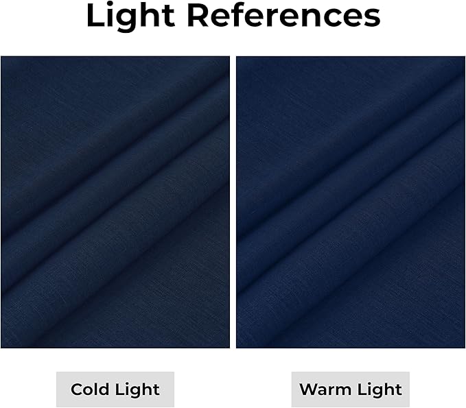D'Moksha Homes Linen Navy Blue Table Runner 72 Inches Long - 100% Pure Linen 14 x 72 Inch Table Runner for Dining, Winter, Holiday - Machine Washable