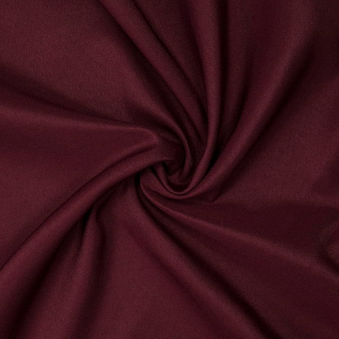 Gee Di Moda Rectangle Tablecloth - 70 x 120 Inch Burgundy Table Cloth for 6 or 8 Foot Rectangle Tables - Heavy Duty Washable Fabric - for Holiday Party, Dinner, Weddings, Baby Shower & Events