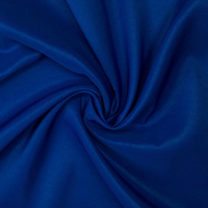Gee Di Moda Rectangle Tablecloth - 90 x 132 Inch Royal Blue Table Cloth for 6 Foot Tables with Floor-Length Drop - Heavy Duty Washable Fabric for Holiday Party, Dinner, Weddings & Baby Shower