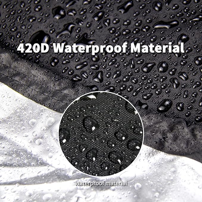 Flat Top Grill Cover for Royal Gourmet GB4000/GB4007/GB4001B/GB4002 Propane Gas Grill, Waterproof 36 Inch Griddle Cover for Char-Griller Flat Iron 4-Burner Grill -64.8 x 25 x 34