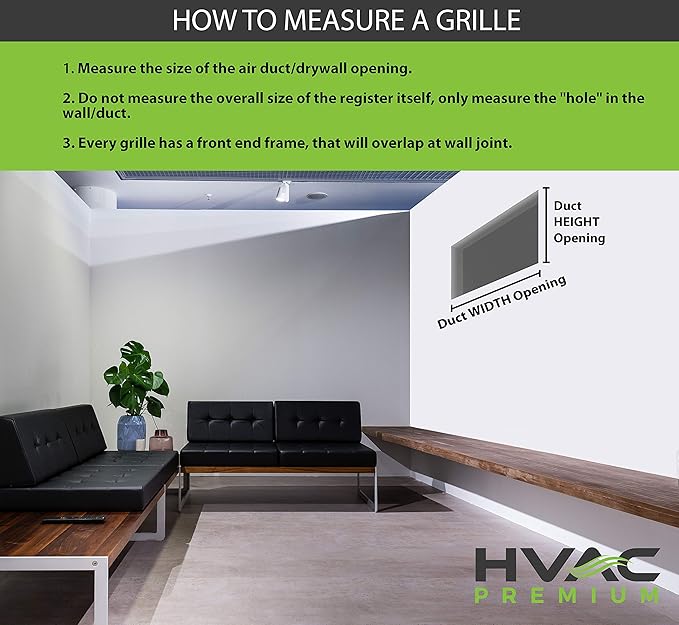 10" X 4" Adjustable AIR Supply Diffuser - HVAC Vent Cover Sidewall or Ceiling - Grille Register - High Airflow - Black [Outer Dimensions: 11.75" w X 5.75" h]