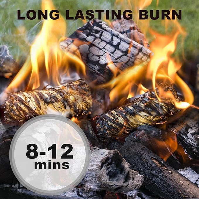 36 Pcs Fire Starter - Natural Fire Starters for Fireplace, Pellet Stove, BBQ, Pizza Oven, Fire Pit &Chimney, Fire Starters for Grill, Charcoal Starter