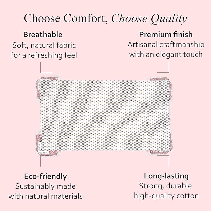 CPC Rosette Bloom Tablecloth 100% Cotton 70x108 Inch Indian Block Print Rectangle Table Cover, Table Cloth for Gifting in Weddings, Halloween, Fall, Christmas, Thanksgiving