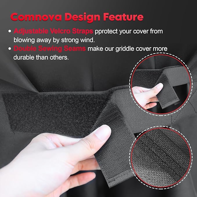 Comnova Pellet Grill Cover for Camp Chef 36 Series - 600D Premium Smoker Cover Waterproof & Heavy Duty for Camp Chef Woodwind 36, Woodwind Pro 36, PG36, SmokePro LUX 36, SmokePro SGX 36, and More