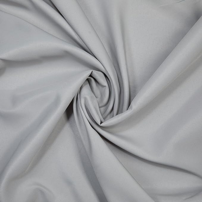 Gee Di Moda Rectangle Tablecloth - 60 x 102 Inch Silver Table Cloth for 6 Foot Rectangle Tables - Heavy Duty Washable Fabric - for Holiday Party, Dinner, Weddings, Baby Shower & Events