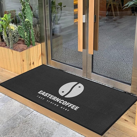 ALLEVI Custom Mats for Front Door Personalized Commercial Rugs for Business Area Church Museum Nursing Home Clubs Garden 2' x 1.3'
