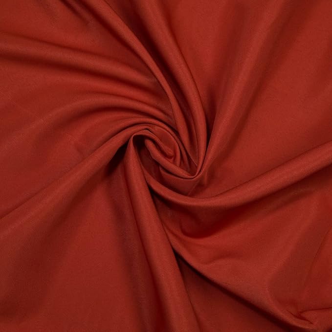 Gee Di Moda Rectangle Tablecloth - 90 x 156 Inch Burnt Orange Table Cloth for 8 Foot Tables with Floor-Length Drop - Heavy Duty Washable Fabric for Holiday Party, Dinner, Weddings & Baby Shower