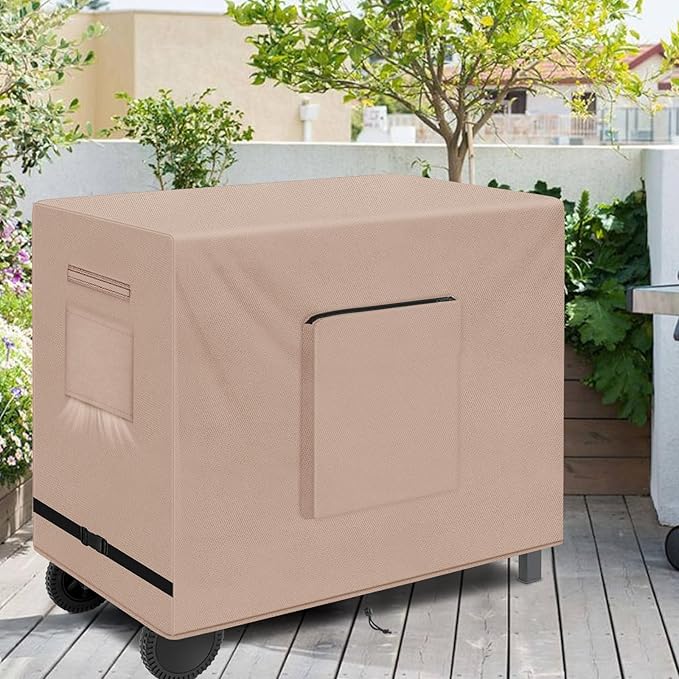 Kovshuiwe Outdoor Table Casing for 60 Inch Keter Unity XL Portable Outdoor Table, Bar Cart Cover for 60 inch Worktable, Waterproof Patio Dining Cart Cover-60"L x 30"W x 35"H