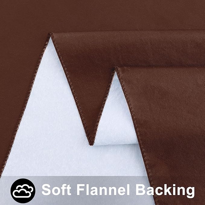 Smiry Rectangle Table Cloth 52x70 Inch, Waterproof Wipeable Vinyl Tablecloths Protector, Oil Spill Proof Plastic Table Cover for Dining, Picnic, Camping, Outdoor, Coffee