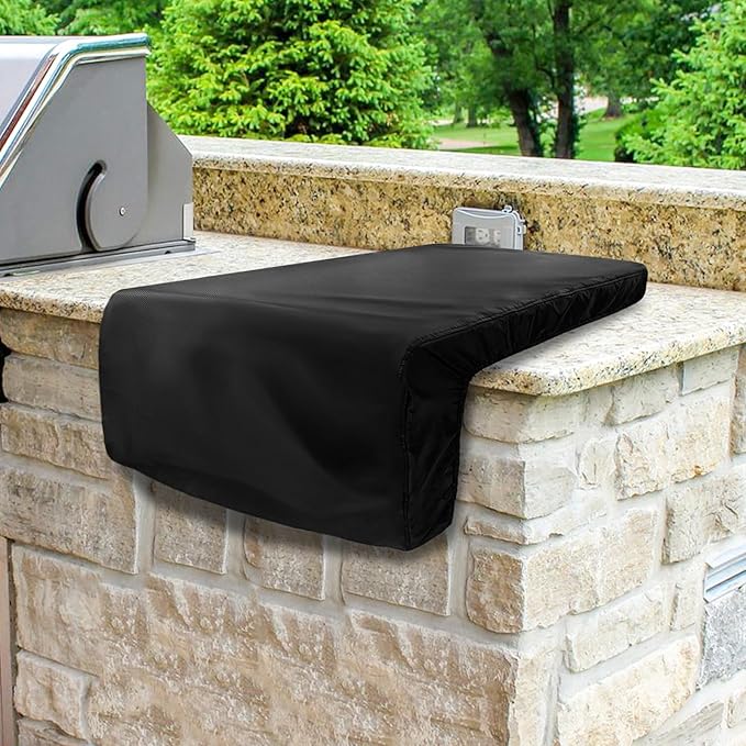 Burner Cover for Blaze Premium LTE 30-Inch Built-in Natural Gas Griddle,Heavy Duty 600D Waterproof Burner Cover with Plush Lining,Suitable 29''L x 30''W x 14''H,Black